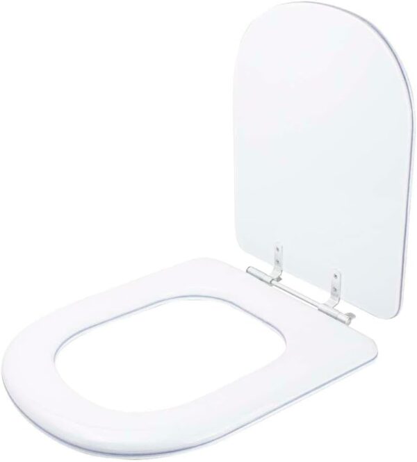 Tampa de Vaso Almofadado Loren Square Branco para louça Lorenzetti - Image 2