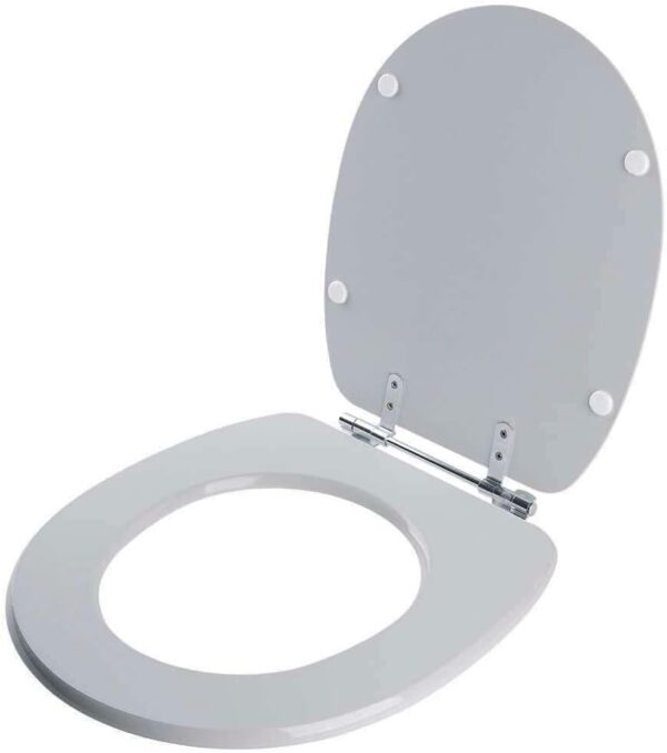 Tampa de Vaso Sanitário Loren One Cinza Claro para bacia Lorenzetti - Image 2