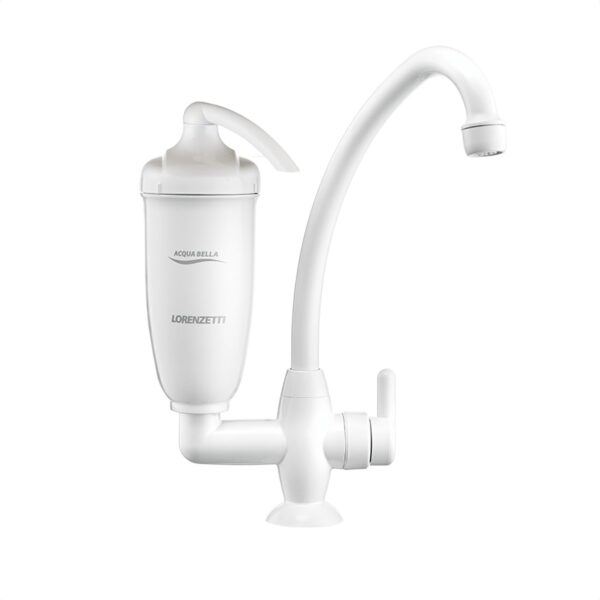 Torneira Com Filtro Purificado Lorenzetti AcquaBella Bancada Branca
