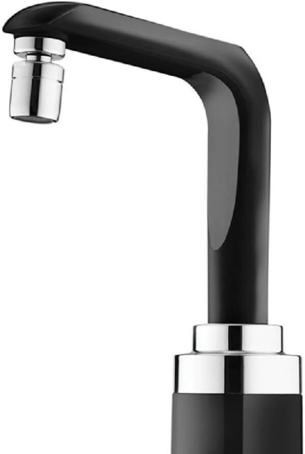 Torneira Elétrica Lorenzetti Essence de Parede Preta/Cromada 220v - Image 2