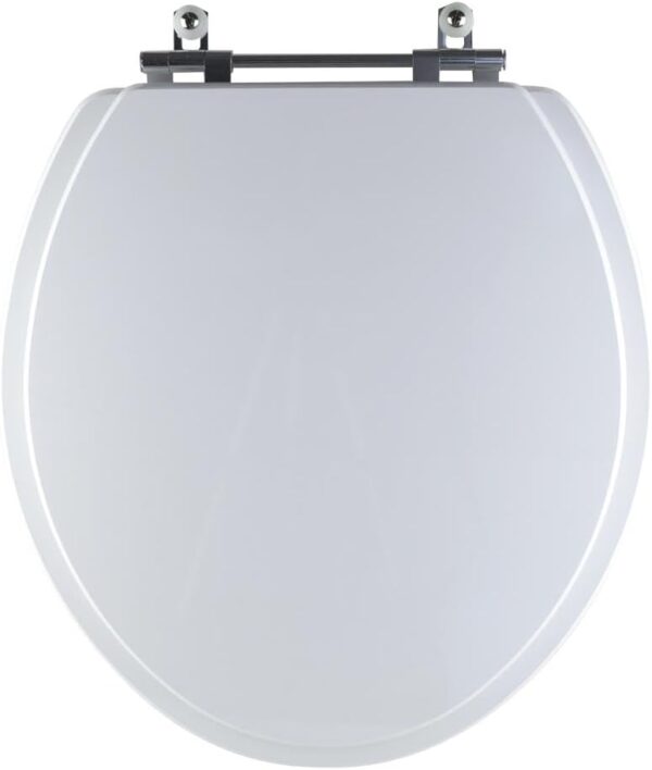 Assento Sanitário Tampa de Vaso Branco Mdf Laqueado Loren way para bacia Lorenzetti