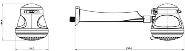 Chuveiro Elétrico Maxi Banho com Cano 5500w 110v Branco - Image 5