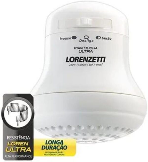 Chuveiro Maxi Ducha Lorenzetti 3 Temperaturas Ultra 220/5500w - Image 8