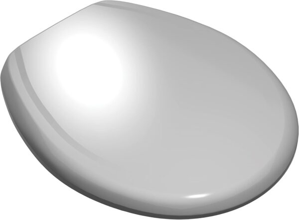 Assento Sanitário Duratti Cinza Oval Universal de Polipropileno Lorenzetti - Image 2