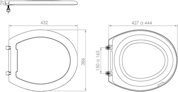 Assento Sanitário Almofadado Levitti Oval Branco Lorenzetti - Image 3