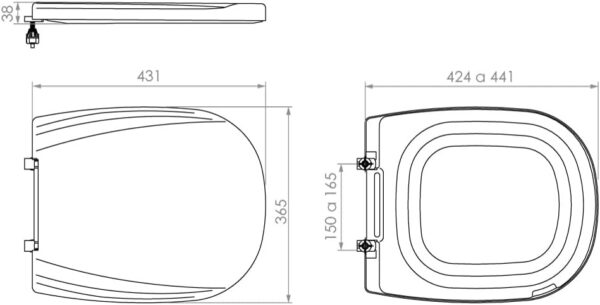 Assento Sanitário Almofadado Levitti Multi Branco Lorenzetti - Image 2