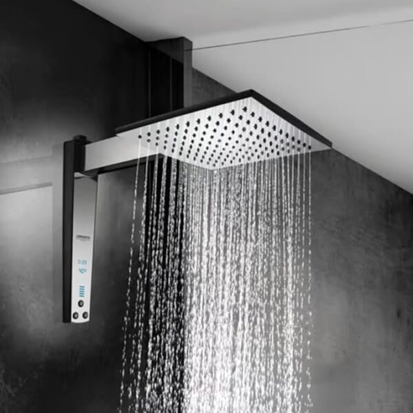 Chuveiro Ducha Eletrônico Acqua Century Lorenzetti Cor Preto Cromado Potência 7500 W 220v - Image 2