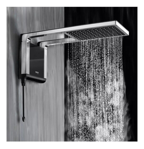 Chuveiro Elétrico de Parede Lorenzetti Acqua Ultra Storm Preto 7800W 220V Preto Cromado - Image 4
