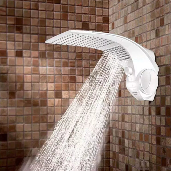 Chuveiro Elétrico De Parede Lorenzetti Duo Shower Quadra Multitemperaturas Branco 7500w 220v - Image 5