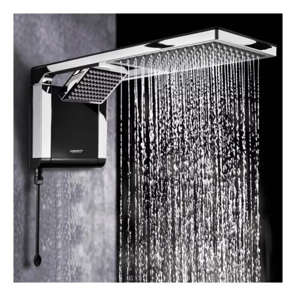 Chuveiro Elétrico De Parede Lorenzetti Acqua Ultra Duo Flex Preto Cromado 6800w 220v - Image 5