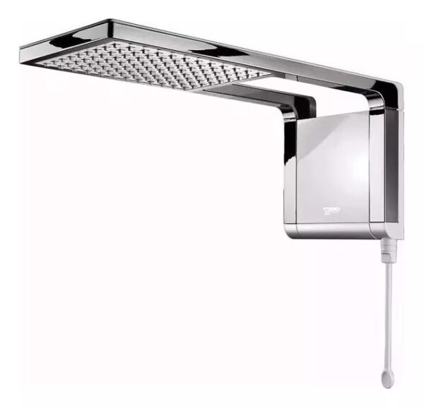 Chuveiro Elétrico de Parede Lorenzetti Acqua Ultra Storm Preto 7800W 220V Branco Cromado - Image 2